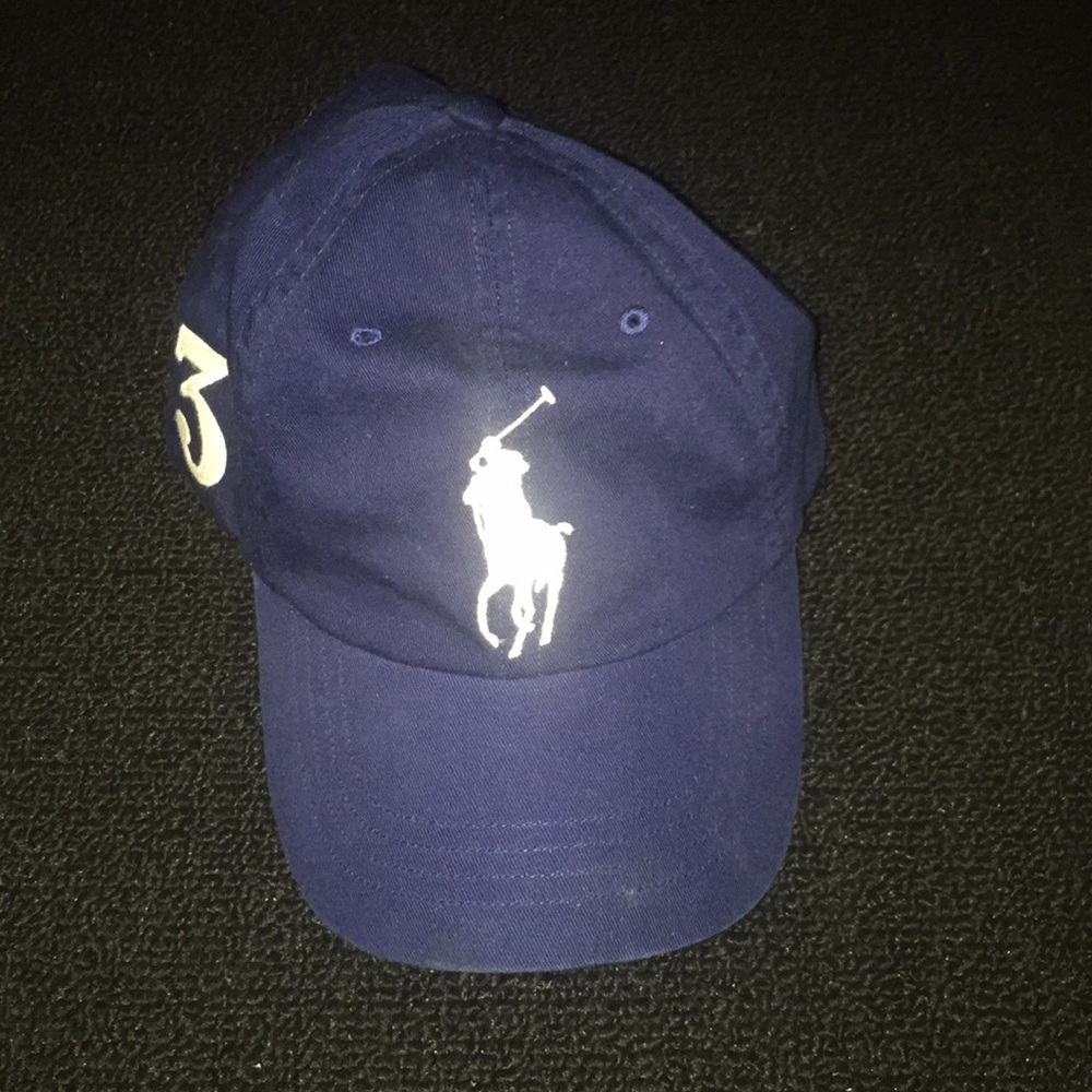 big pony polo hat w/ leather strap